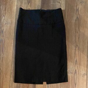 Charlotte Russe Black Pencil Skirt Knee-Length
